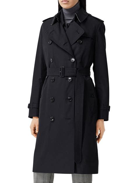 holt renfrew burberry trench coat|Long Cotton Blend Trench Coat in Heron .